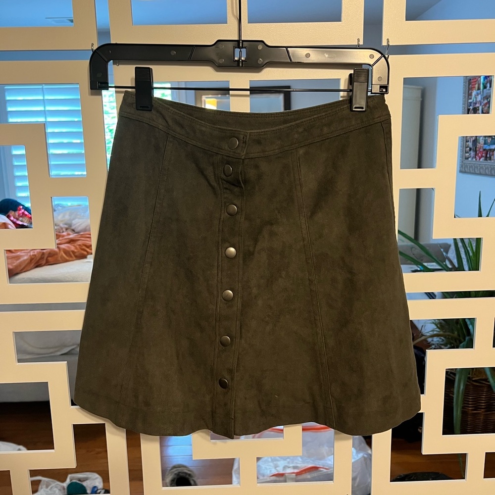 ABERCROMBIE AND FITCH BUTTON UP SKIRT